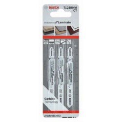 Нож за зеге Bosch T 128 BHM Endurance for Laminate, 3 бр.